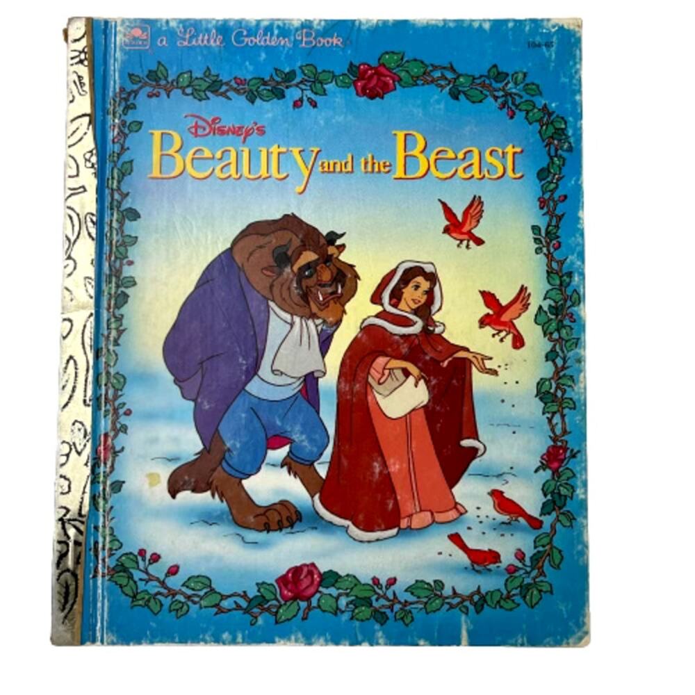 Vintage Little Golden Book Disney's Beauty and the Beast, 1991